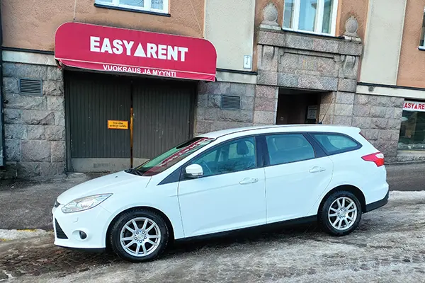 Vuokraa Valkoinen Ford Focus Easyrentiltä