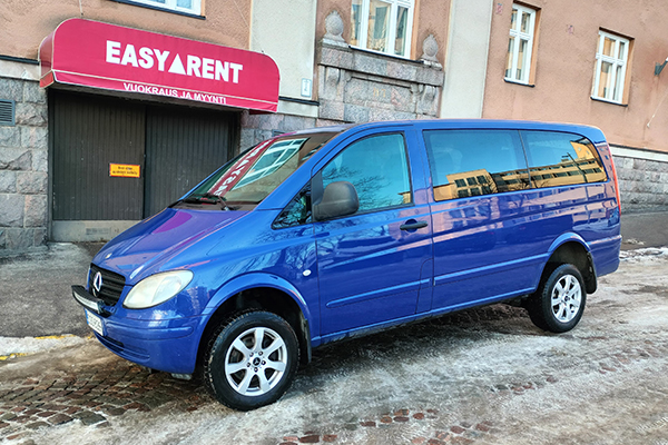 Vuokraa Mercedes 4x4 Vito 9 passengers Easyrentiltä